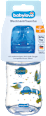 Steklenička s širokim vratom, z anatomskim cucljem proti kolikam iz silikona, 280 ml, več različic babylove