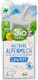 Mleko alpejskie UHT 1,5% dmBio