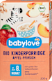 Porridge Apfel und Pfirsich ab dem 8. Monat babylove