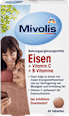 Eisen + Vitamin C + B-Vitamine, Tabletten, 40 St. Mivolis