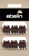 Mollette per capelli mini marroni ebelin
