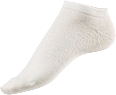 Sneaker Socken mit Bambus-Viskose weiß Gr. 35-38 Fascino