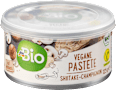 Bio shiitake-champignon gombás vegán pástétom dmBio