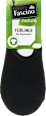 Füßlinge mit Bio-Baumwolle schwarz Gr. 39-42 Fascino