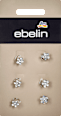 Curlies silber mit Glitzersteinchen ebelin