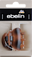 Štipec do vlasov, stredný - hnedý matný ebelin