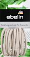 Haargummi mit Bio-Baumwolle taupe ebelin