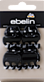 Štipaljke za kosu, mini - crna ebelin