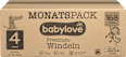 Windeln Premium Gr. 4, Maxi, 8-14 kg, Monatspack babylove