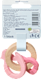 Beißring Holz/Silikon pink babylove