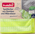 Spültücher aus Bambus und Mikrofaser Profissimo