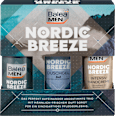 Geschenkset Nordic Breeze Bodyspray 150ml + Duschgel 200ml + Handcreme 100ml Balea MEN