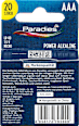 Alkalne baterije AAA Micro, LR 03, 1,5 V, večje pakiranje Paradies
