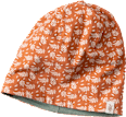 Kinder Mütze, Gr. 50/51, mit Baumwolle, rost, grün PUSBLU