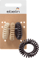 Haargummis Spirale Braun-Töne ebelin