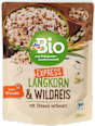 Langkorn & Wildreis mit Olivenöl verfeinert, Express dmBio