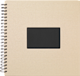 Fotoalbum Profi 30x30 cm,&nbsp;Beige mit&nbsp;schwarzen Innenseiten Paradies