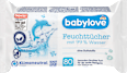 Feuchttücher mit 99 % Wasser babylove