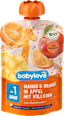 Mus jabłko, mango, pomarańcza, z pełnoziarnistymi zbożami, od 1. roku życia babylove