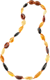 Baby Bernsteinkette, braun & gelb ALANA