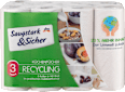 Küchentücher Halbblatt Recycling 3-lagig (8x140 Blatt) Saugstark&Sicher