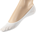 Füßlinge low cut weiß Gr. 35-38 Fascino