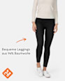 Baumwoll-Leggings schwarz Gr. 38/40  nur die