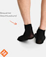 Sneakersocken Classic schwarz Gr. 39-42 nur die