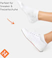 Sneakersocken weiß Gr. 39-42 nur die