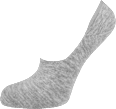 Bambus Füssling Socken hellgrau meliert, Gr. 35-38 (1 Paar) nur die