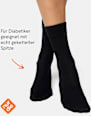 Komfort-Socken Bambus schwarz Gr. 39-42 nur die