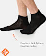 Sneakersocken Classic schwarz Gr. 39-42 nur die