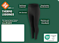 Relax & Go Thermo Leggings schwarz, Gr. 40/42 nur die