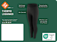 Leggings Thermo Relax & Go schwarz, Gr. 36/38 nur die