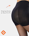 Strumpfhose Goodbye Laufmaschen Shape schwarz Gr. 44/48 nur die