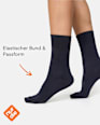 bambus Thermo Socken maritim, Gr. 39 - 42 (1 Paar) nur die
