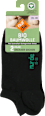 Bio Baumwolle Sneaker Socken schwarz, Gr. 35-38 (2 Paar) nur die