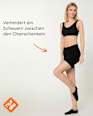 Shorts Reibungslos Shape schwarz Gr. 36/38 nur die