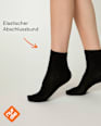Socken mit kurzem Schaft & Modal schwarz Gr. 39-42 nur die