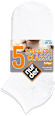 Sneaker Classic Socken Herren weiß Gr. 43-46 (5 Paar) nur der