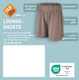 Lounge Shorts aus Viskose braun Gr. 36/38 nur die