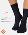bambus Thermo Socken maritim, Gr. 39 - 42 (1 Paar) nur die