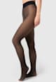 Strumpfhose warm & transparent mit Innenfleece schwarz Gr. 44/48, 80 DEN nur die