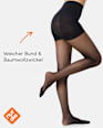 Strumpfhose Goodbye Laufmaschen Shape schwarz Gr. 38/40 nur die