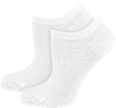 Bio Baumwolle Sneaker Socken weiß, Gr. 39-42 (2 Paar) nur die