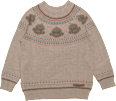 Anouk Pullover aus Strick mit Raglanärmeln & Affi-Muster, beige, Gr. 110 Anouk natubini