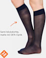 Knie Fit in Form Kniestrümpfe - Schwarz 40 DEN (1 Paar) nur die
