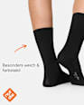bambus Thermo Socken schwarz, Gr. 39 - 42 (1 Paar) nur die