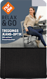 Relax & Go Treggings Jeans-Optik tiefschwarz, Gr. 38 - 40 nur die
