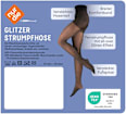 Strumpfhose mit Allover-Glitter-Effekt schwarz Gr. 38/40, 25 DEN nur die